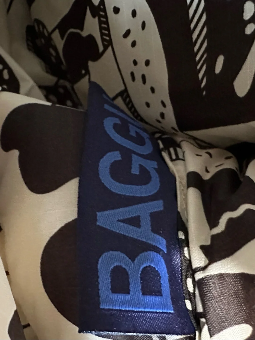 Baggu puffy mushroom tote